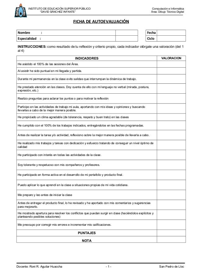 coevaluacion auto formato y de Ficha coevaluacion y autoevaluacion coevaluacion auto formato y de Ficha coevaluacion y autoevaluacion
