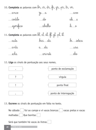 Fichas de avaliacao1º ano lp a grande aventura | PDF