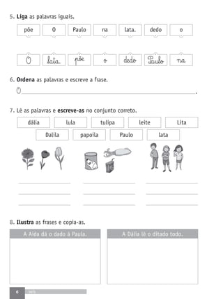 Fichas de avaliacao1º ano lp a grande aventura | PDF