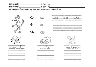 Fichas de la c a ka q