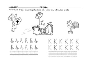 Fichas del sonido "ka"