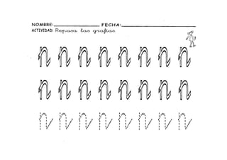 Fichas de la n y ñ