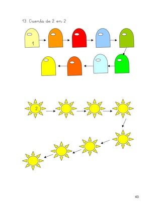 13. Cuenta de 2 en 2
1
2
43
 