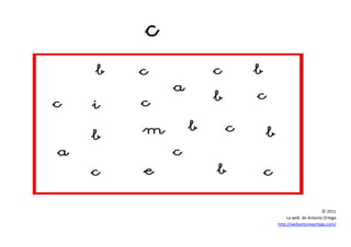 © 2011
La web de Antonia Ortega
http://webantoniaortega.com/
 