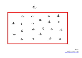 © 2011
La web de Antonia Ortega
http://webantoniaortega.com/
 