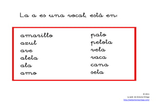 © 2011
La web de Antonia Ortega
http://webantoniaortega.com/
 