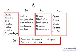 © 2011
La web de Antonia Ortega
http://webantoniaortega.com/
 