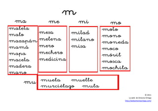 © 2011
La web de Antonia Ortega
http://webantoniaortega.com/
 