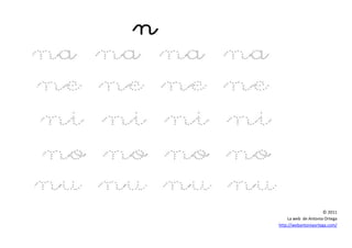 © 2011
La web de Antonia Ortega
http://webantoniaortega.com/
 