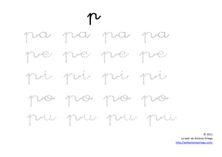 © 2011
La web de Antonia Ortega
http://webantoniaortega.com/
 