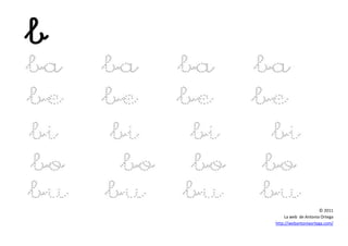 © 2011
La web de Antonia Ortega
http://webantoniaortega.com/
 