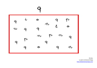 © 2011
La web de Antonia Ortega
http://webantoniaortega.com/
 