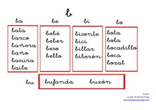 © 2011
La web de Antonia Ortega
http://webantoniaortega.com/
 