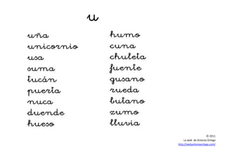 © 2011
La web de Antonia Ortega
http://webantoniaortega.com/
 