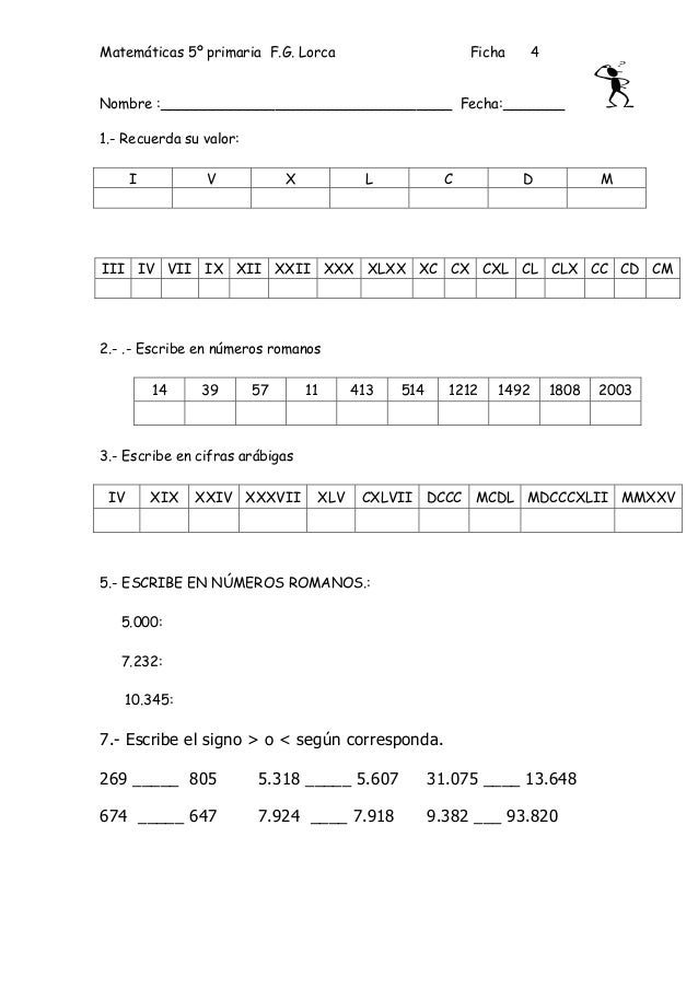 Como Se Escribe 50.000 En Numeros Romanos