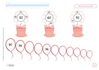 101
©
Grandes
Libros
Grupo
Editorial
S.A.C.
Prohibida
su
reproducción
D.L.
822
Números del 50 al 80
80 79
76
50
51 61 71
77
65
53
58
60 70
 