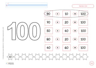 135
©
Grandes
Libros
Grupo
Editorial
S.A.C.
Prohibida
su
reproducción
D.L.
822
Número 100
90 10
50 40
100
100
70 20
80 20
40 60
100
100
100
+
+
=
=
+
+
+
=
=
=
10
100
 