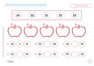 49
©
Grandes
Libros
Grupo
Editorial
S.A.C.
Prohibida
su
reproducción
D.L.
822
Números del 51 al 55
54 52 55 53
51
55 51
50 50
53 52
54 51
55 55
54 53
>
 