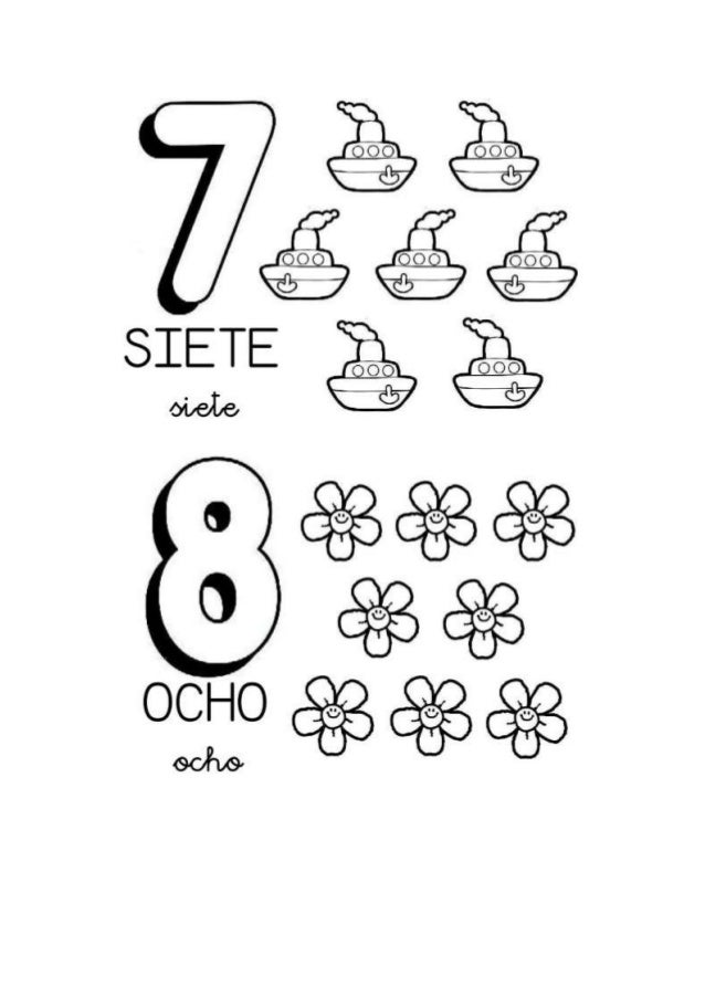 Imagenes De Numeros Para Colorear Del 1 Al 10