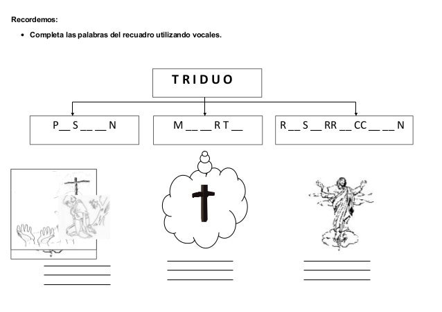 Fichas de "Semana Santa" PRIMARIA.