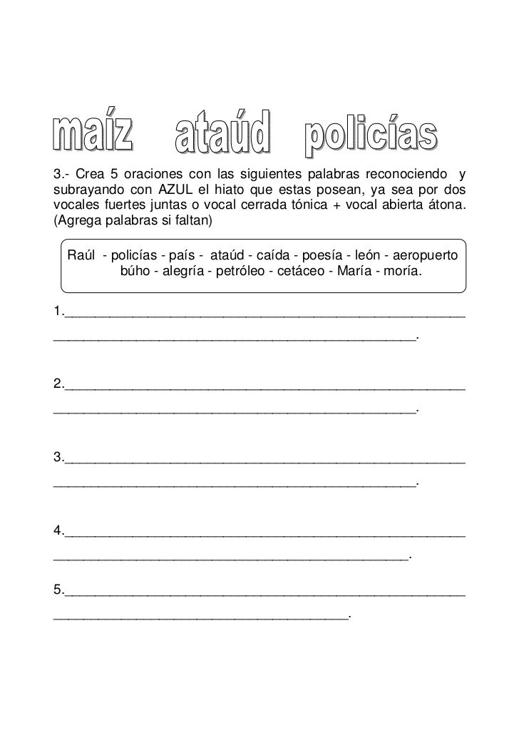 Fichas didácticas 1 ortografia acentual