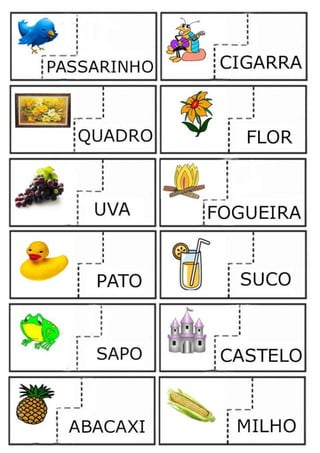 Encaixe imagem x palavra