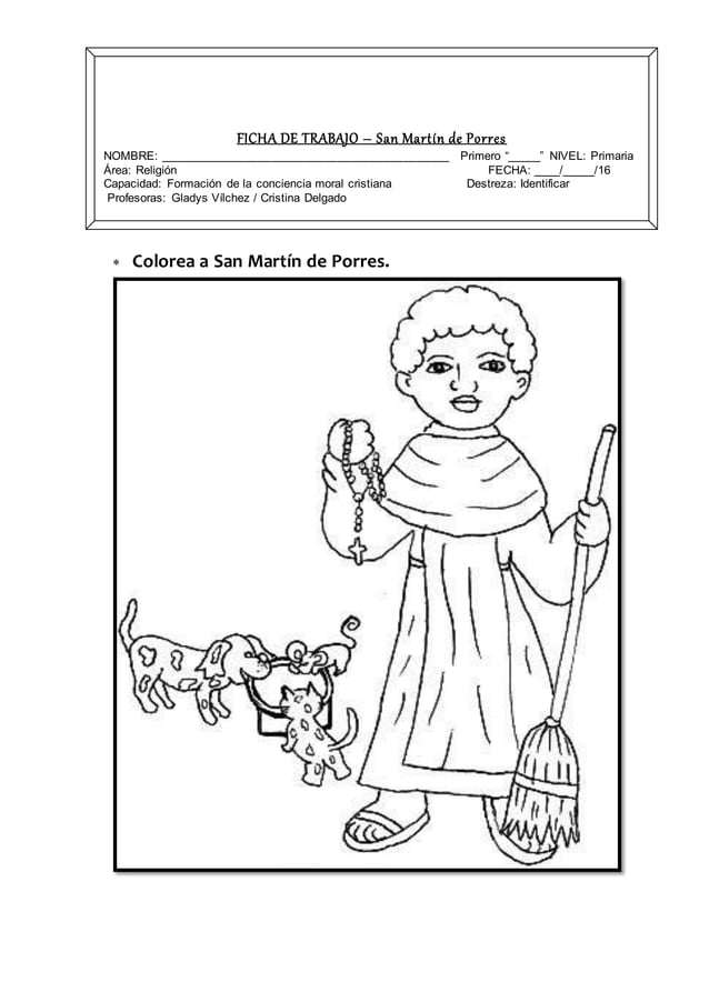 FICHAS DE RELIGIÓN PRIMER GRADO