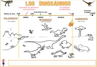 MESOZOICO CENOZOICOPALEOZOICO
 