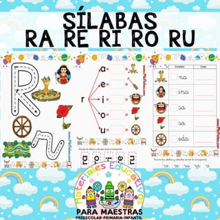 Fichas para trabajar sílabas Ra Re Ri Ro Ru recopilado por Materiales Educativos para Maestras.pdf
