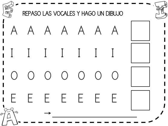 Motricidad Vocales Mayusculas 3 Orientación Andújar Recursos