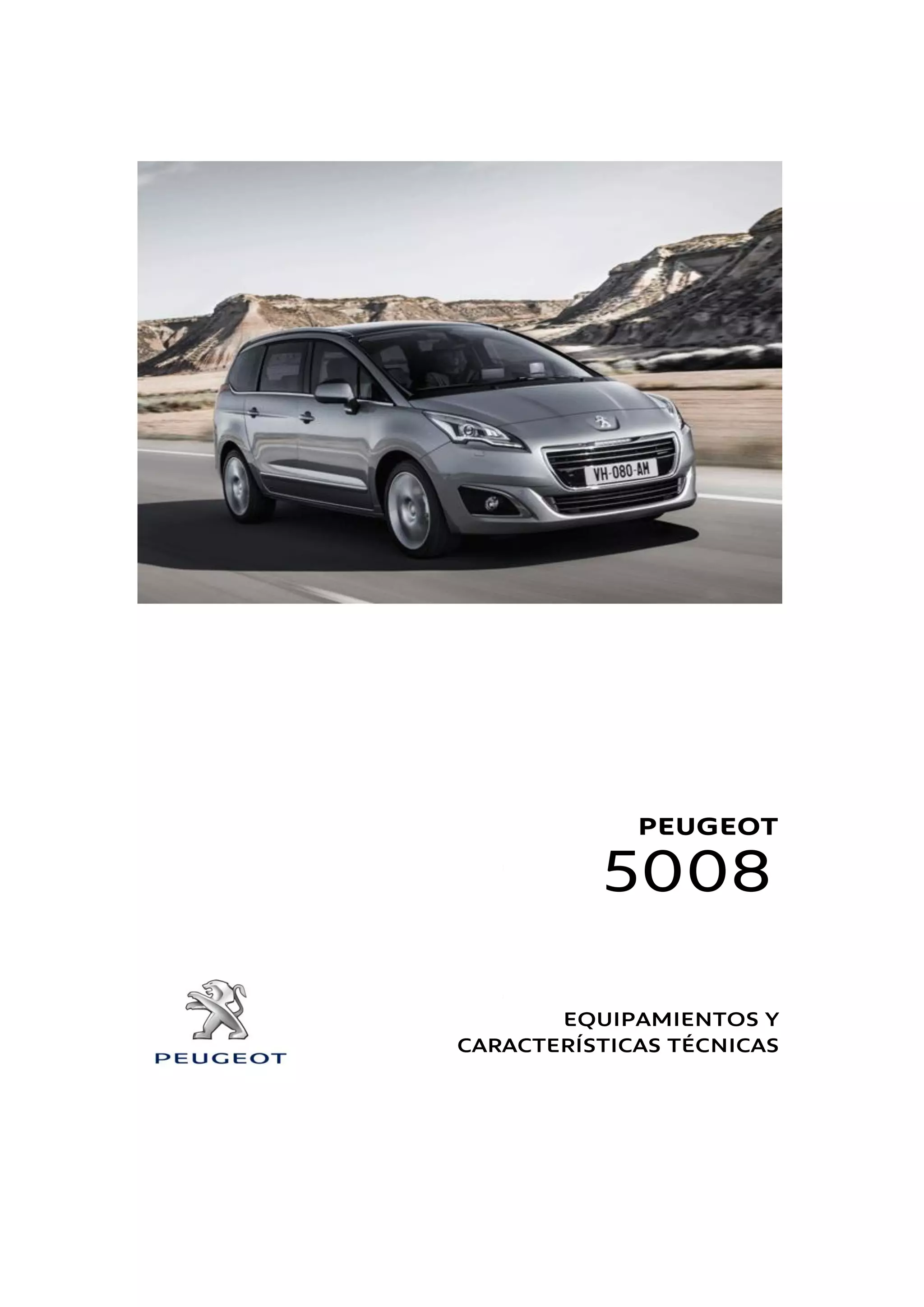 Ficha técnica Peugeot 5008 | PDF