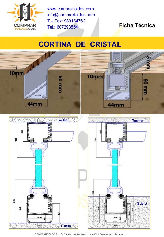 Ficha Técnica Cortina de cristal Ficha Técnica Cortina de cristal