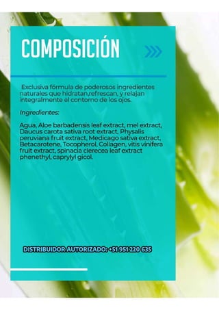 Ficha Técnica Esplendor La Luz de tus Ojos | PDF