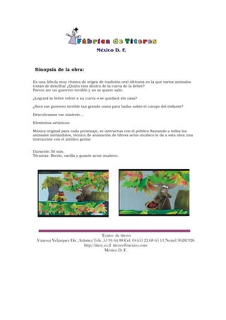 Ficha Técnica "El Guerrero Terrible"