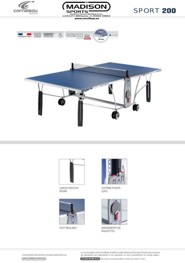 Cornilleau piece detachee Clearance