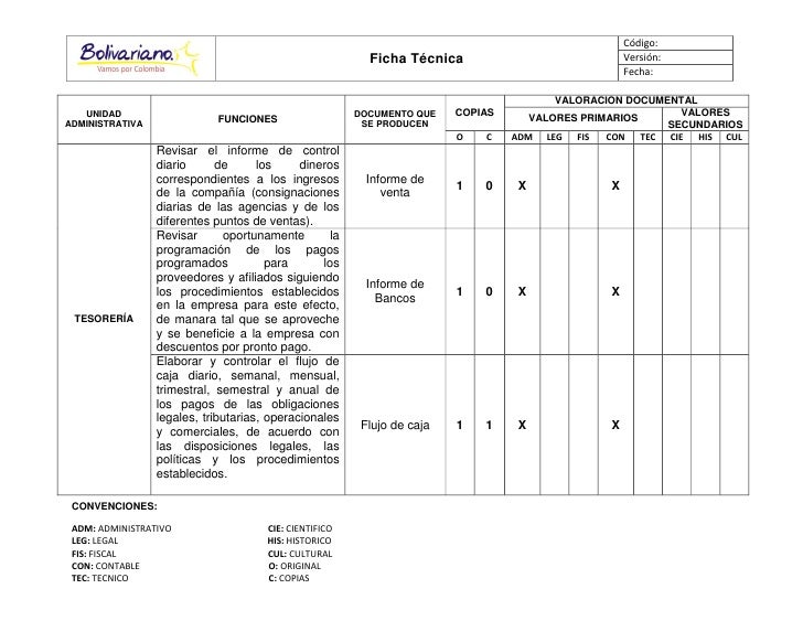Ficha Tecnica