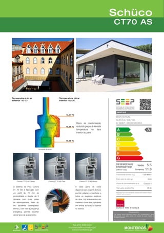 Monteiros | PVC | Schüco | CT70 AS | PDF