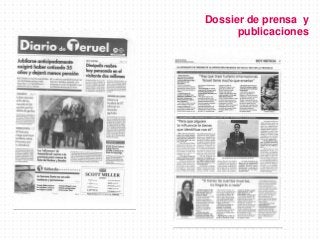Dossier de prensa y
publicaciones
 