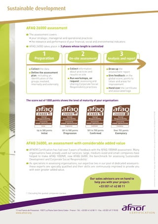 Afaq Afnor AFAQ 26000 assessment: where does your organisation stand? | PDF