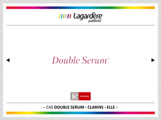 – CAS DOUBLE SERUM - CLARINS - ELLE –
 