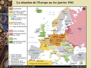 La situation de l'Europe au 1er janvier 1941   