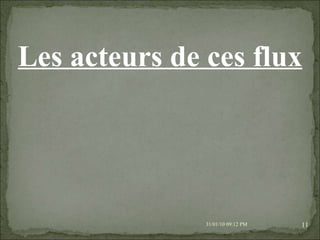 08/02/10   03:20 PM Les acteurs de ces flux 