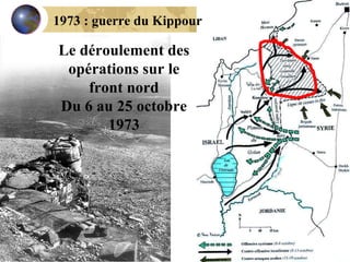 1973 : guerre du Kippour Le déroulement des opérations sur le front nord Du 6 au 25 octobre 1973 