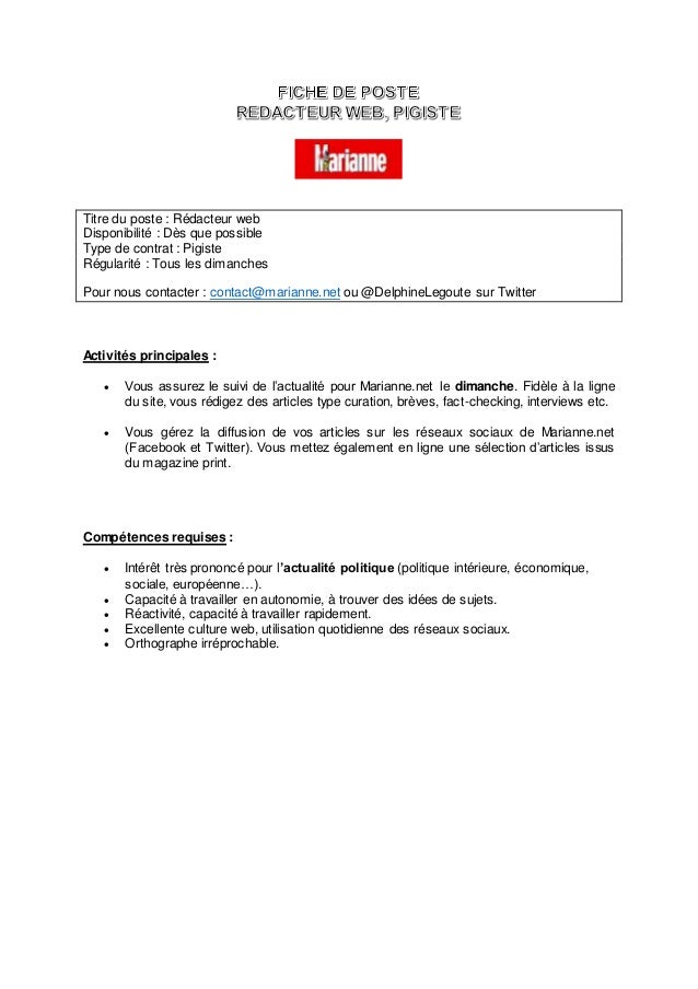 Offre d emploi editeur