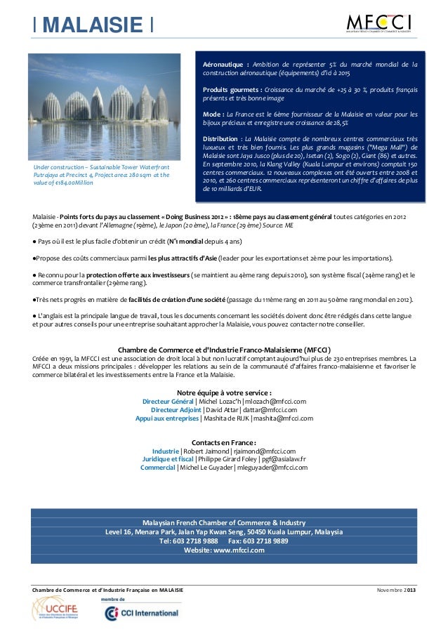  Fiche malaisie  2013 2014