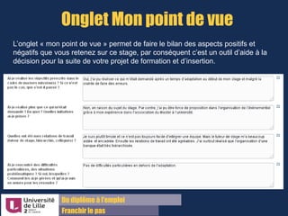 Du diplôme à l’emploi,
Franchir le pas
Bureau d’Aide à l’Insertion Professionnelle
42 rue Paul DUEZ -59000 LILLE
Retrouvez tous nos conseils
et plus encore sur Lilagora
 