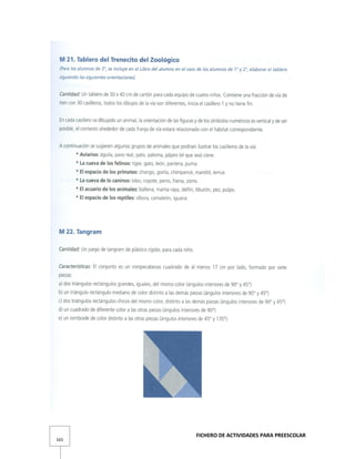 FICHERO DE ACTIVIDADES PARA PREESCOLAR
165
 