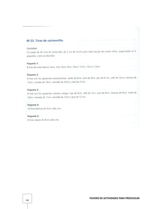 FICHERO DE ACTIVIDADES PARA PREESCOLAR
166
 