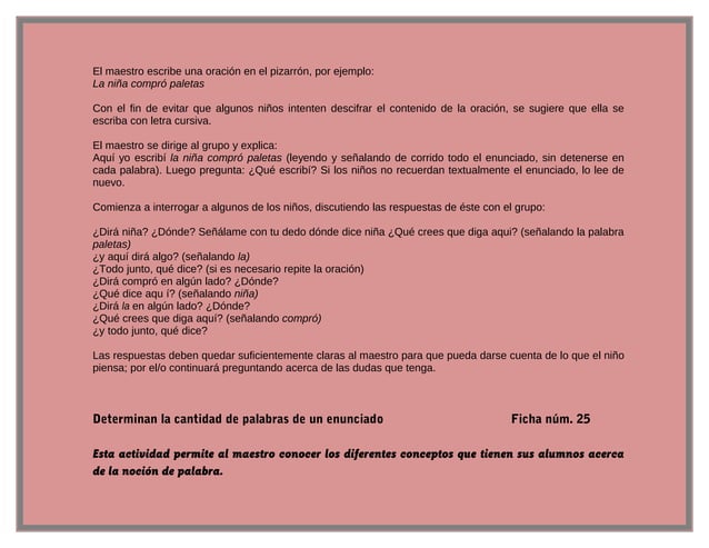 Fichero De Actividades De Lectoescritura Margarita Gomez Palacio