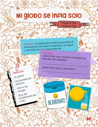 Mi globo se infla solo
Enedina Gpe.
Arellano Trejo
30
 